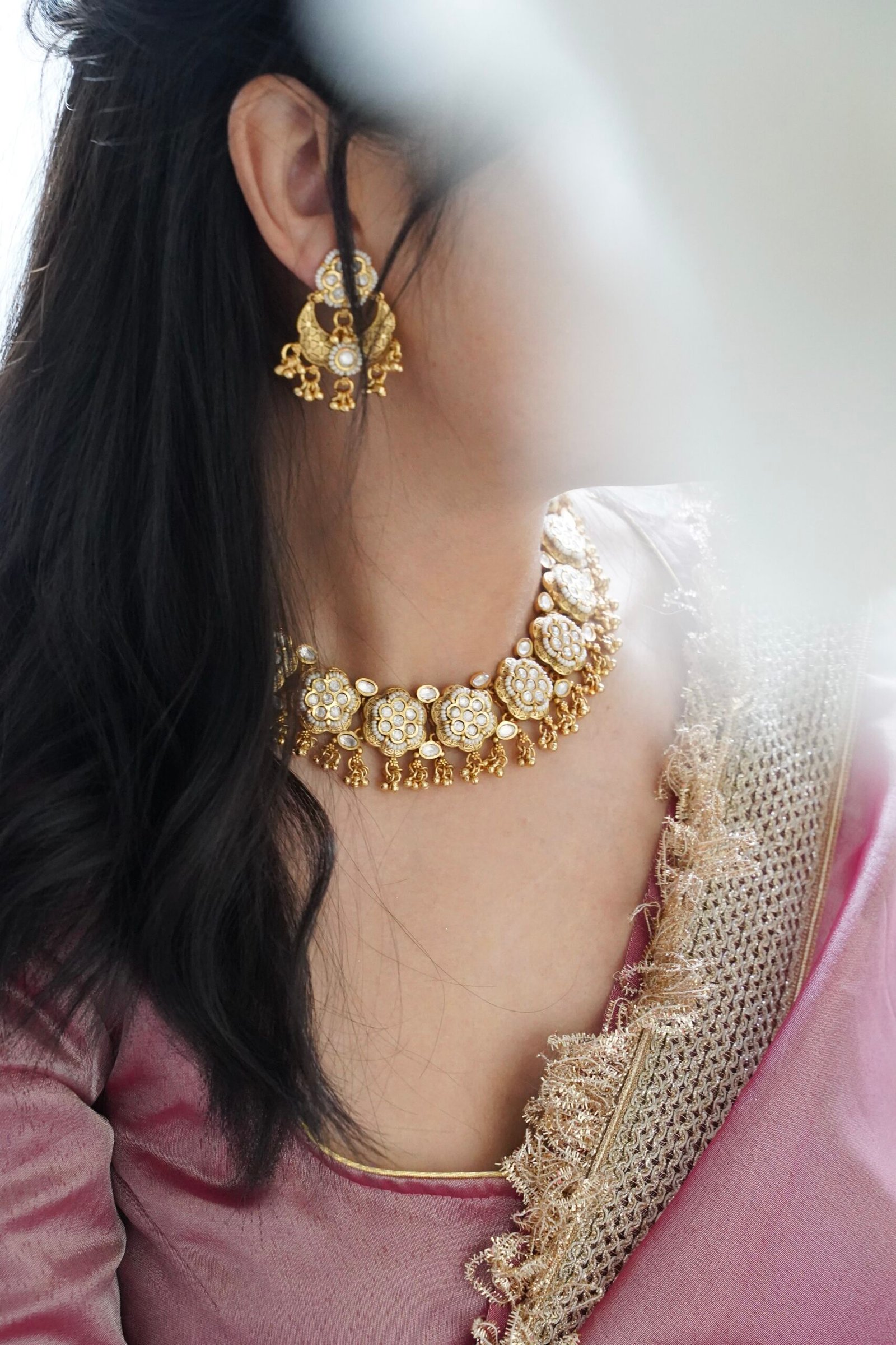 Kusum Antique Necklace Set - Image 4