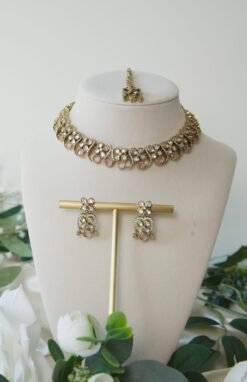 Lucky Clover Kundan Set - Image 4