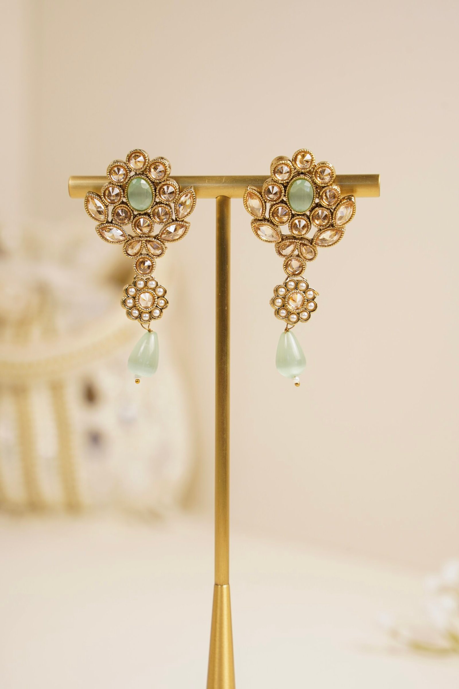 Small Pearl Drop Earring - Image 2