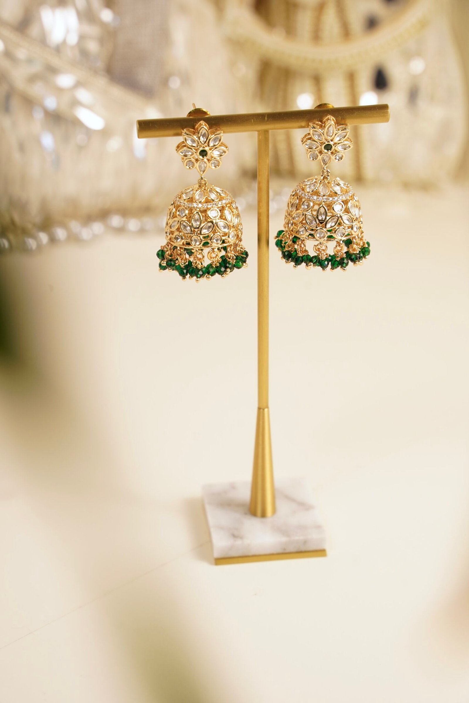 Kundan Jhumka Earring - Image 3