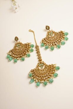 Large Earring and tikka
