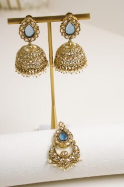 Alternative view of Sanaya Earring and Tikka