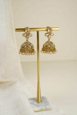 Rukshana Necklace and Jhumka Set - Image 4