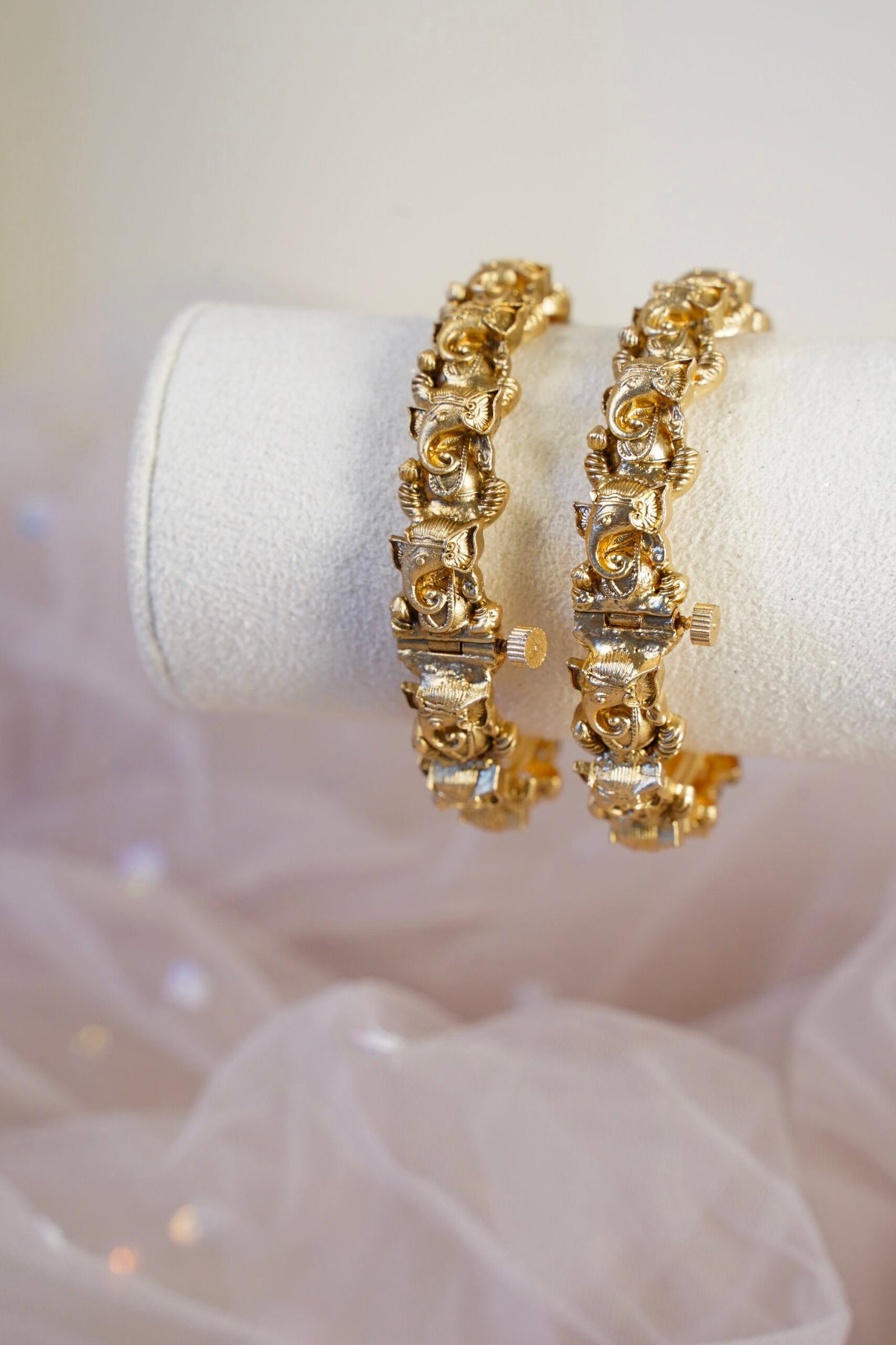 Cute Ganesha Bangles Set of 2 - Image 2