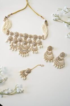 Aisha kundan choker set - Image 3
