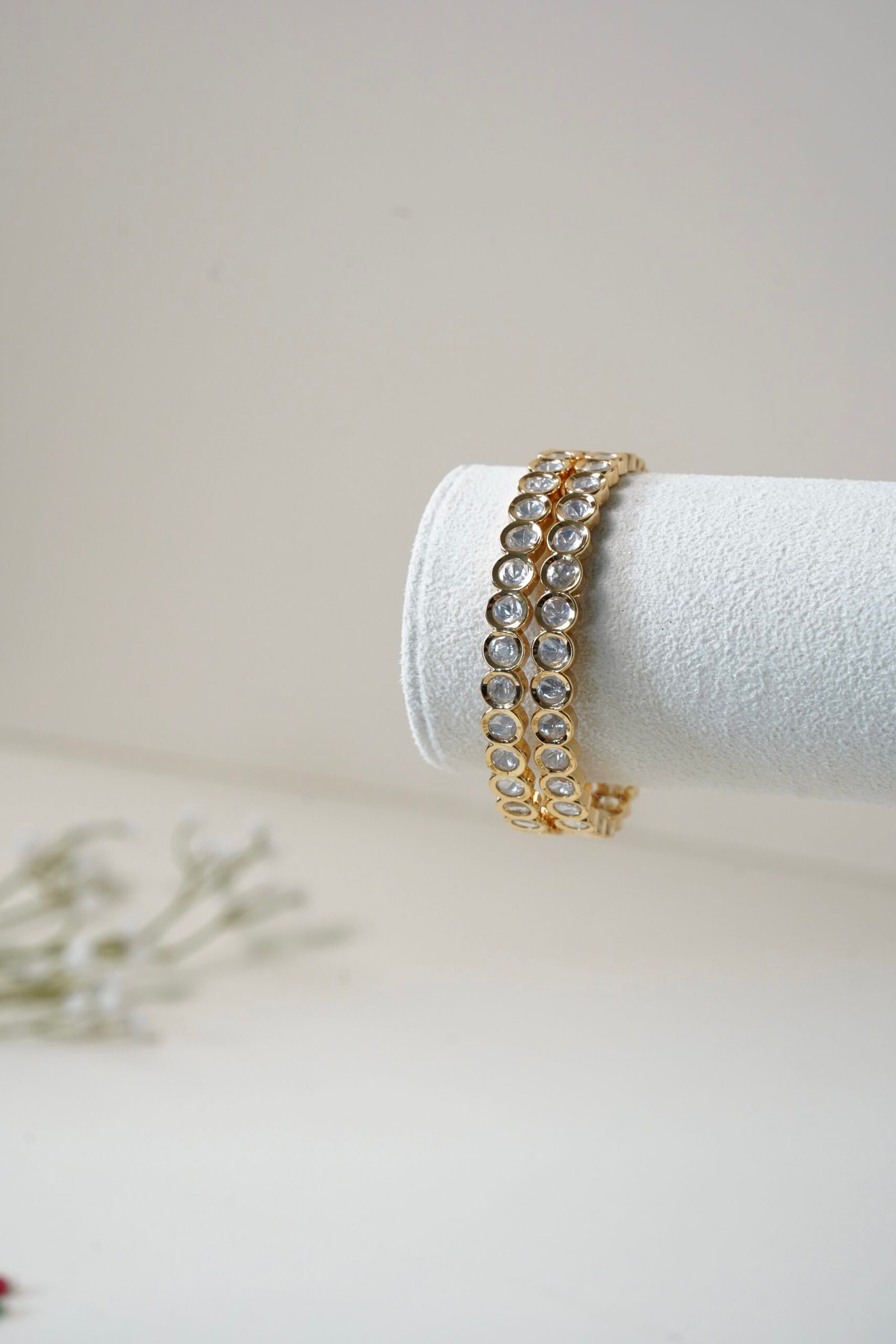 Kundan Bangle -Set of 2 - Image 3