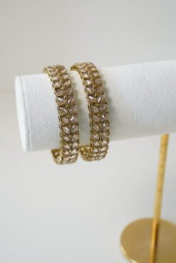 Leafy Vine stone bangle - Image 3