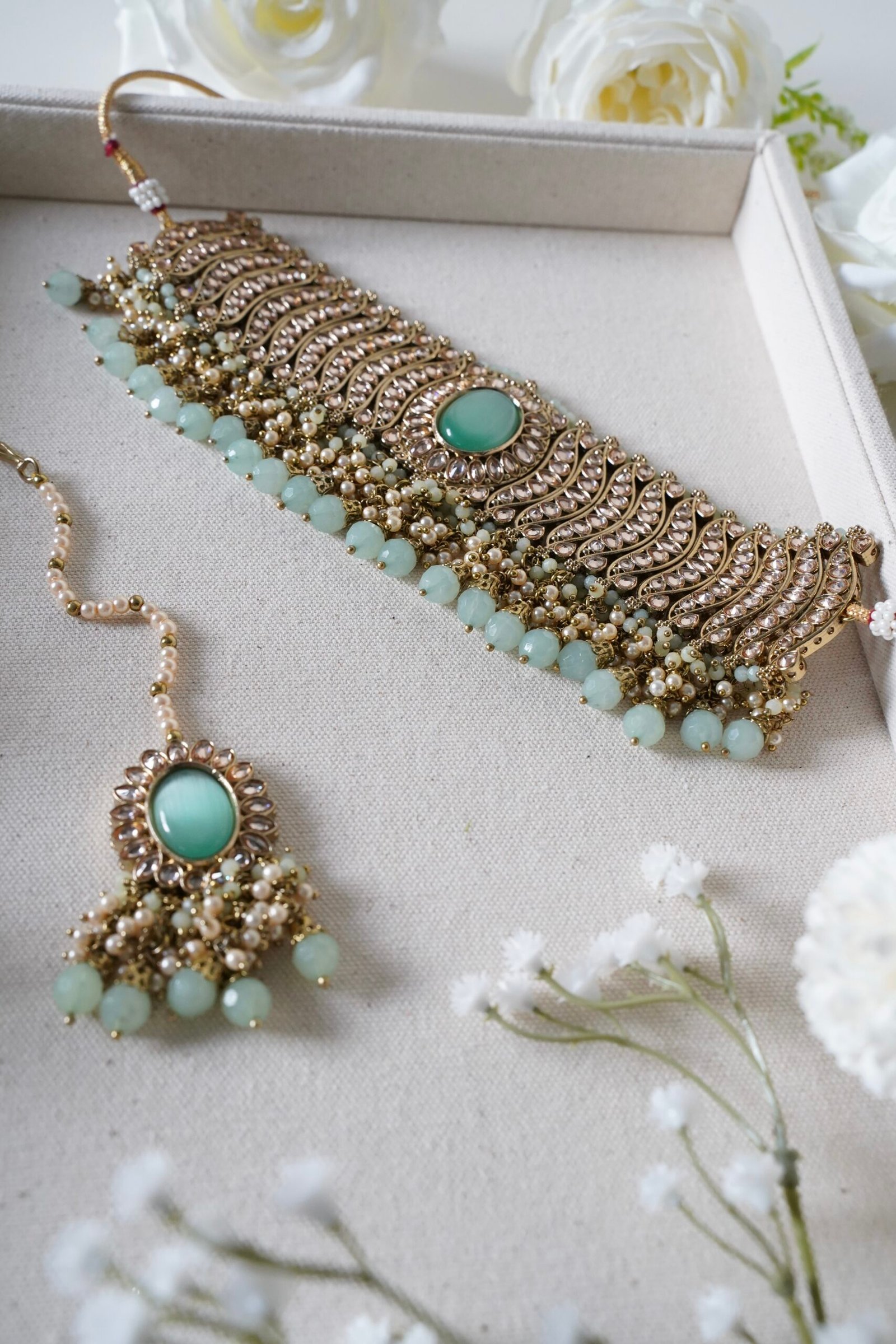 Soniya Pastel Choker Set - Image 4