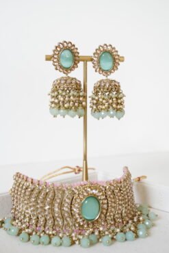 Soniya Pastel Choker Set - Image 3