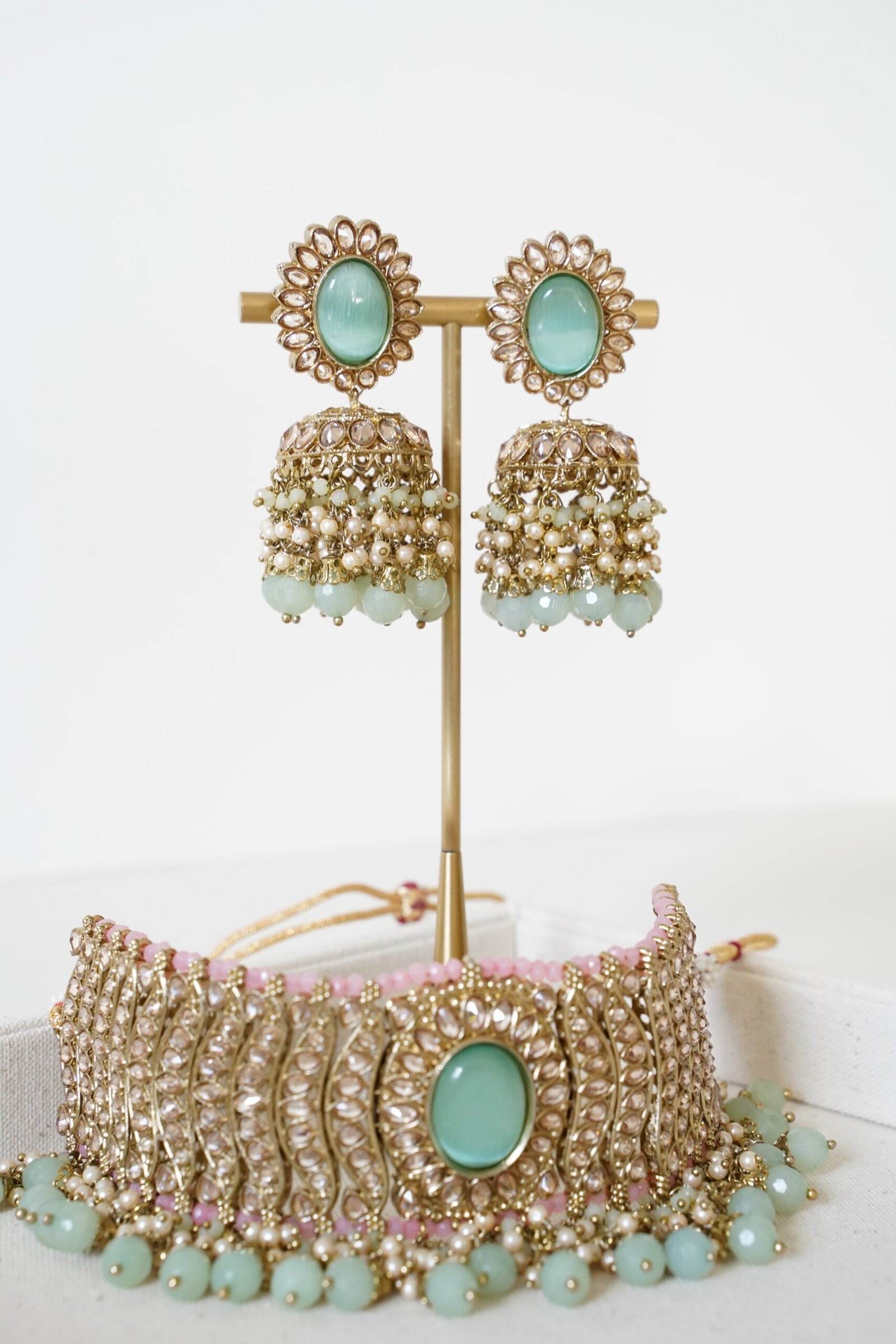 Soniya Pastel Choker Set - Image 3