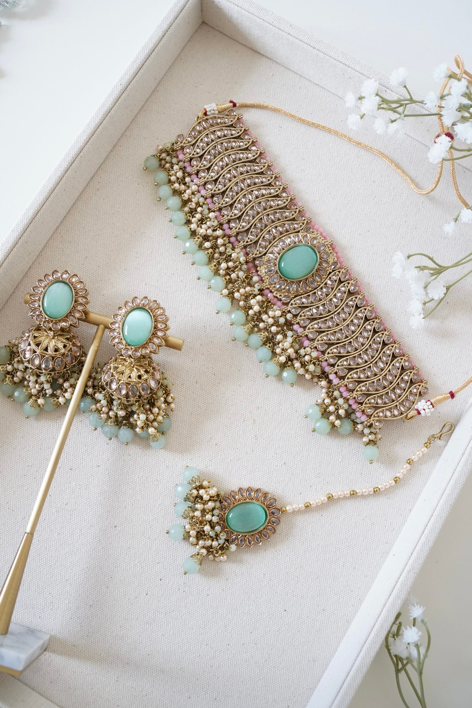 Soniya Pastel Choker Set - Image 2