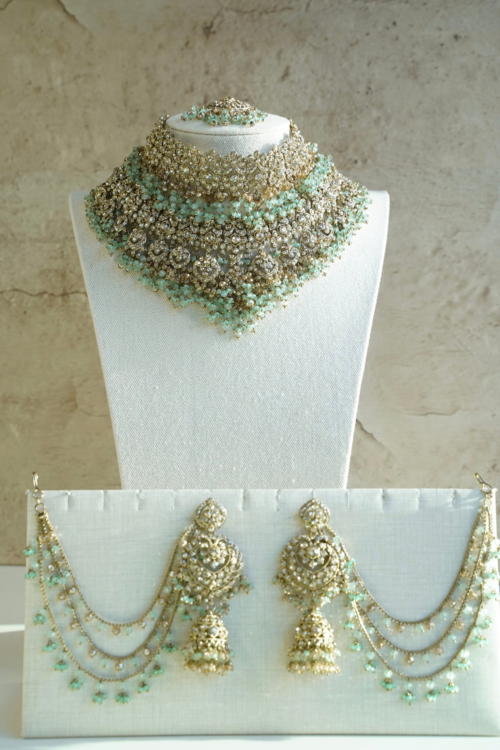 Aafreen Double Layer Bridal Set - Image 4