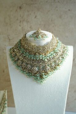 Alternative view of Aafreen Double Layer Bridal Set