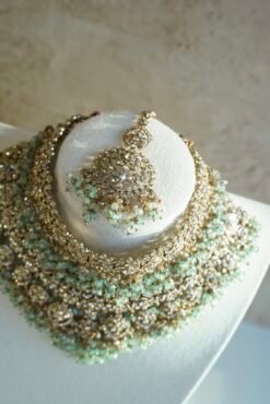Aafreen Double Layer Bridal Set - Image 3