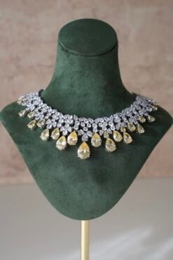 Aria Two-Tone American Diamond set - Image 4