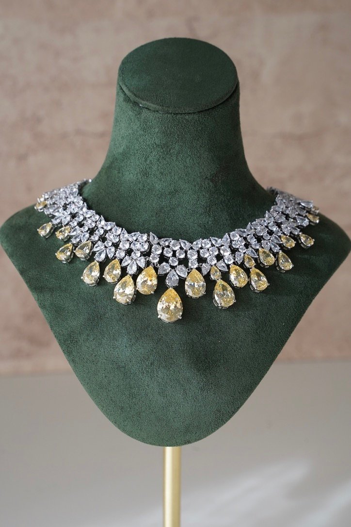 Aria Two-Tone American Diamond set - Image 4
