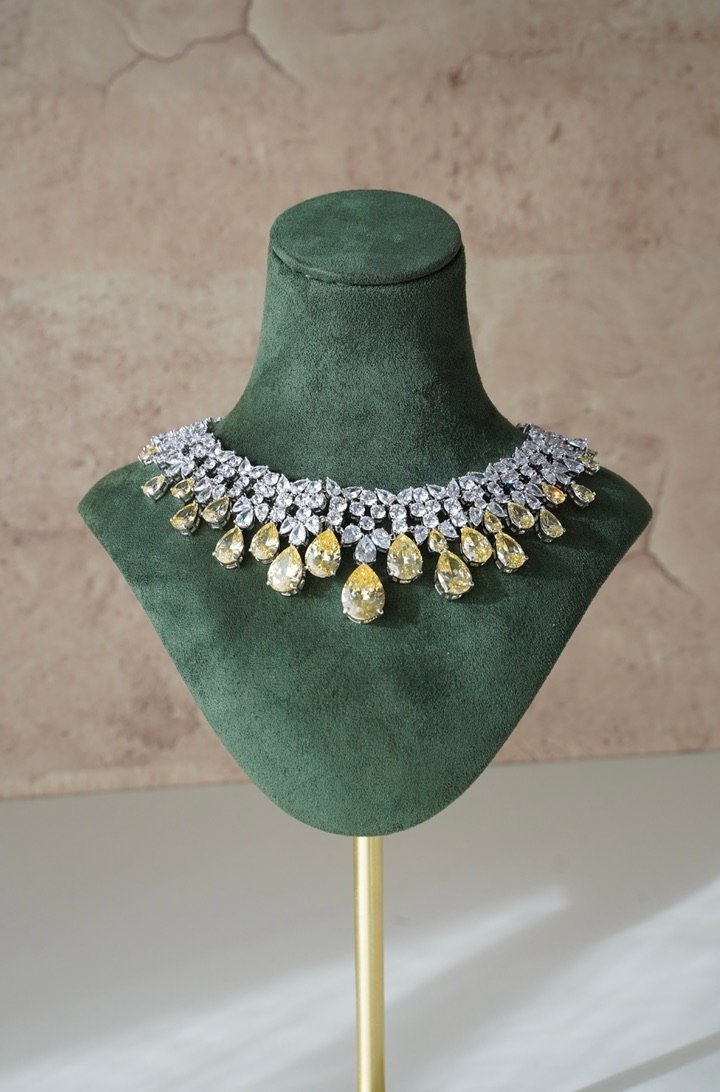 Aria Two-Tone American Diamond set