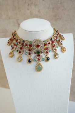 Alternative view of Statement Necklace - Sabyasachi Inspired