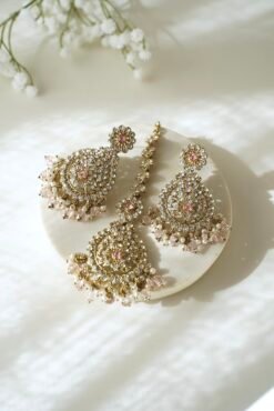 Alternative view of Zoya Necklace Set - Pink