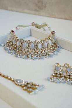 Alternative view of Simran Necklace Set - Gray