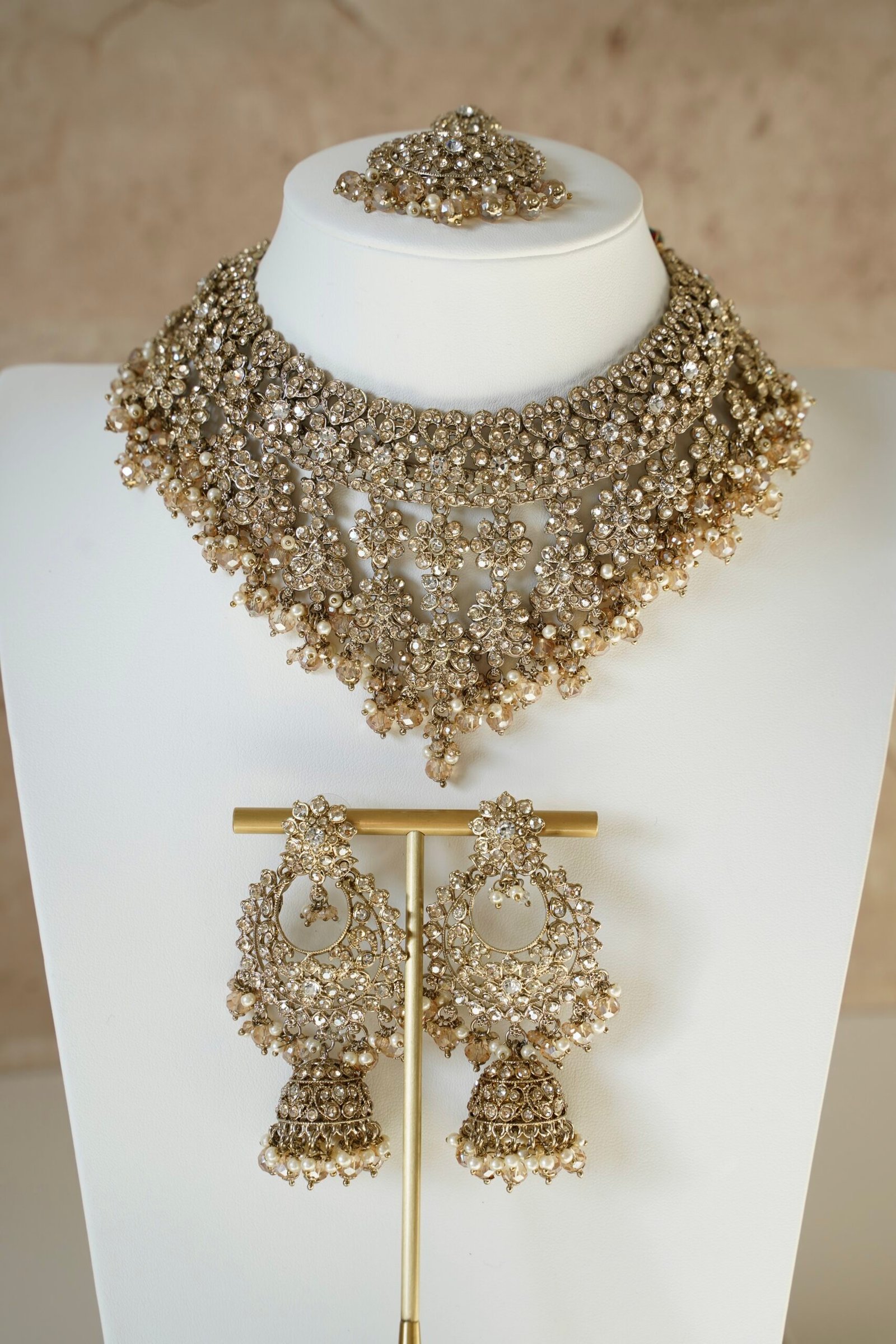Ayesha Crystal Beaded Set - Image 2