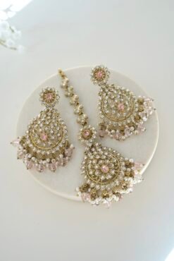 Zoya Necklace Set - Pink - Image 4
