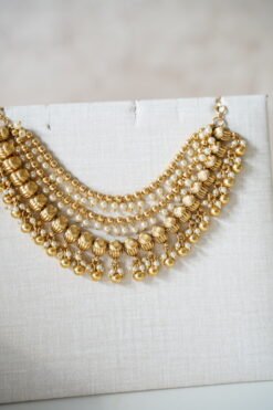 Bridal Kanchain With Pearls Detail - Image 3