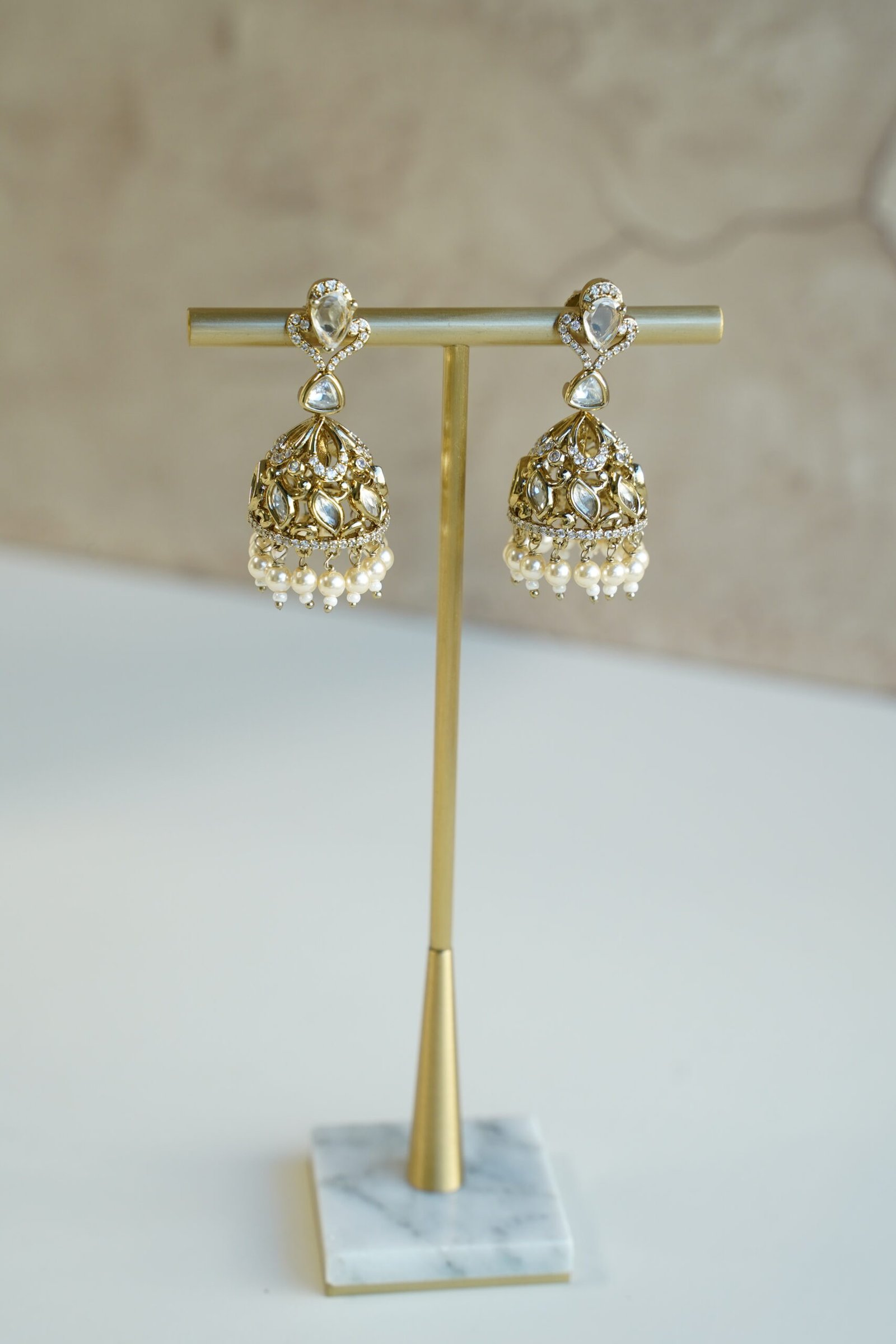 Mini Kundan Jhumka