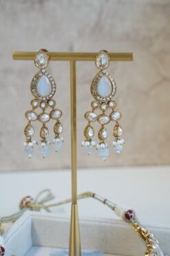 Simran Necklace Set - Gray - Image 4