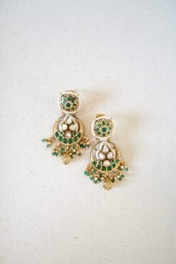 Komal Earrings - Green