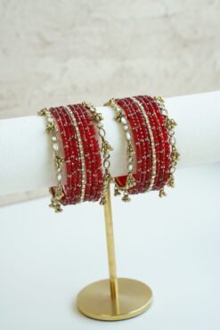 Glass Bangle Set - 16 Colors Available - Image 11