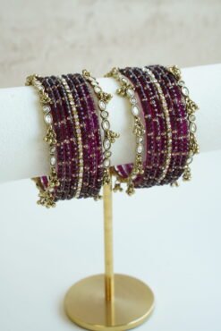 Glass Bangle Set - 16 Colors Available - Image 12