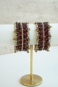 Glass Bangle Set - 16 Colors Available - Image 14