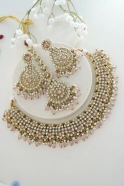 Zoya Necklace Set - Pink - Image 3