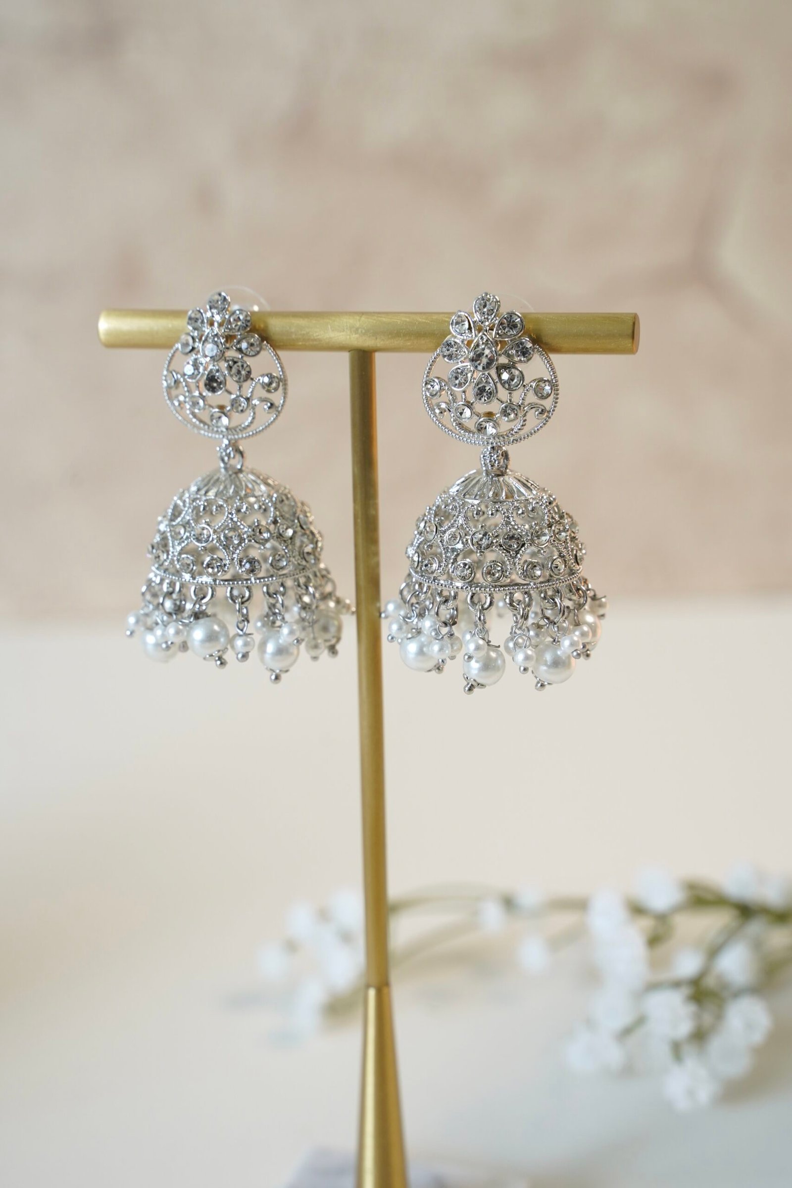 Afsana Jhumka Earrings and Tikka - Image 2