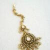 Gold Finish Kundan Tikka Bridal