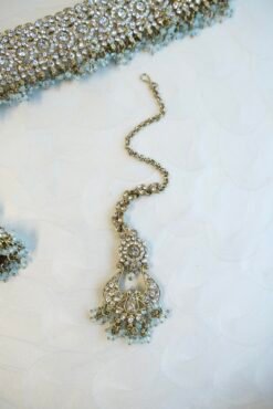 Sara Choker Set - Blue - Image 4