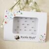 Pack of small silver bindis with glittering crystal stone settings.