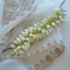 jasmine gajra with hair pins for hair bun, South Asian hair accessory