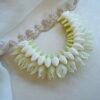 Half gajara made of artificial jasmine buds for hair bun, South Asian hair accessory