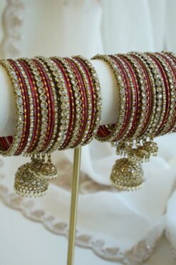 Custom Bridal Bangle Collection - Set of 4 - Image 5