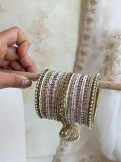 Custom Pink Bangle - Both Arms - Image 2