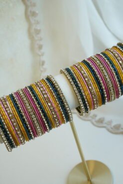 Custom Bridal Bangle Collection - Set of 4 - Image 7