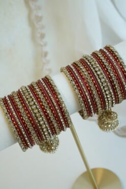 Custom Bridal Bangle Collection - Set of 4 - Image 6
