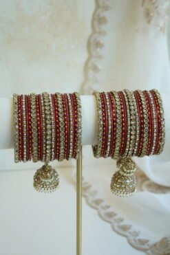 Custom Bridal Bangle Collection - Set of 4 - Image 4